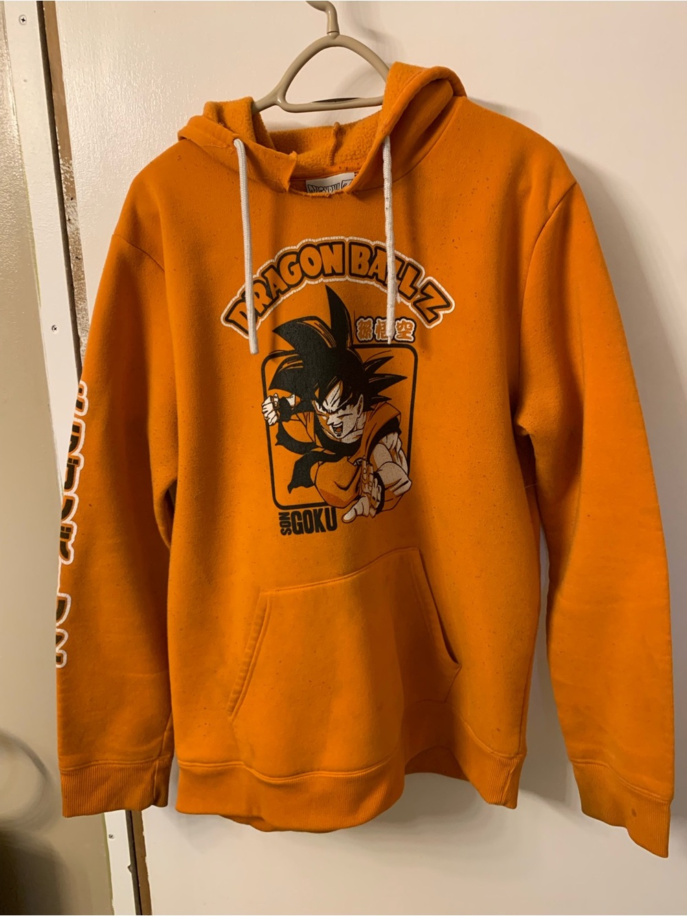 Dragon Ball Z Goku Orange Graphic Hoodie